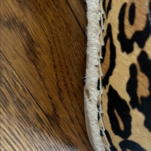 Sam Edelman Leopard Espadrille Shoes with Jute Sole - Picture 7 of 11